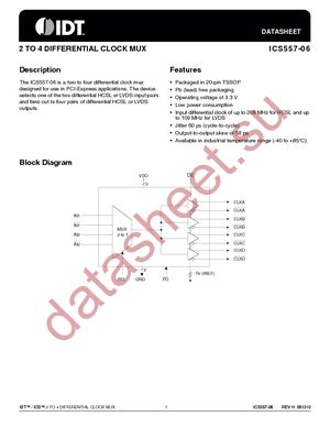 ICS557G-06 datasheet  